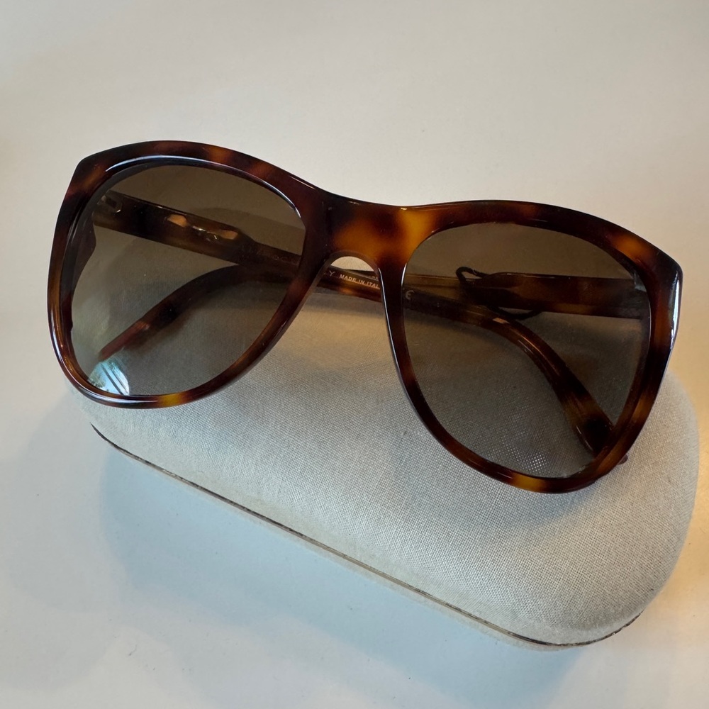 Stella McCartney Brown Oversized Sunglasses